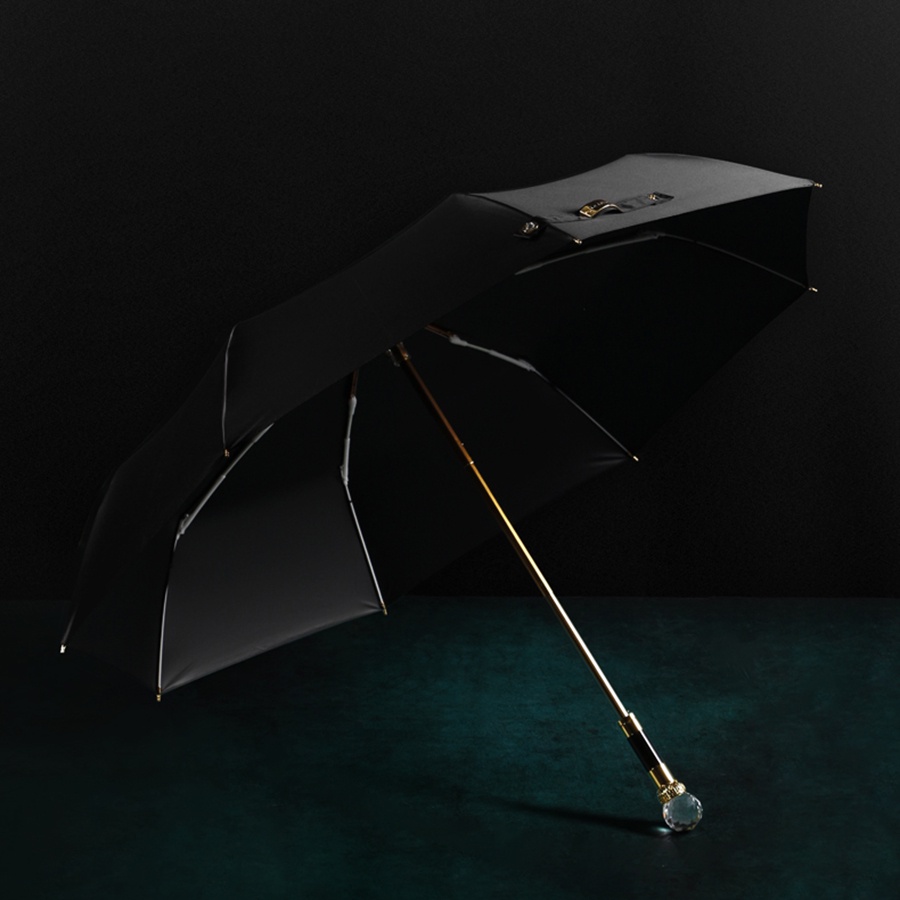 Ô dù che nắng mưa, chống tia UV DanMunier Long-handle cao cấp
