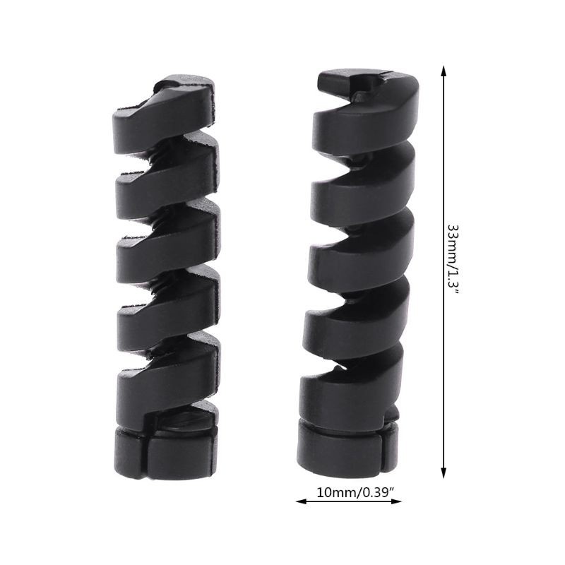 Set 2 Dây Lò Xo Bảo Vệ Dây Cáp Dữ Liệu / Tai Nghe Tiện Dụng Ốp