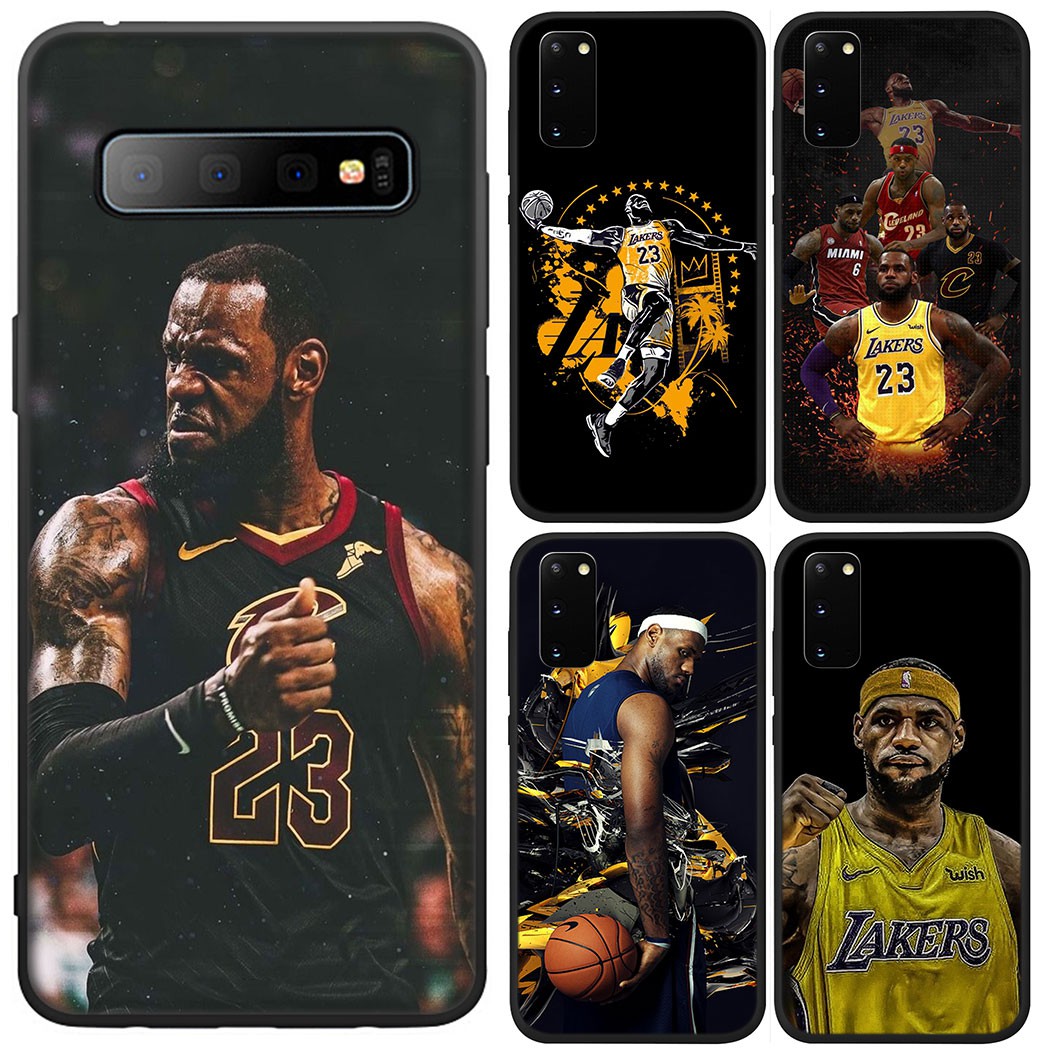 Ốp điện thoại in hình cầu thủ bóng rổ LEBRON JAMES 122SA cho Samsung Galaxy S20 S10 S9 Plus Lite Ultra Fe