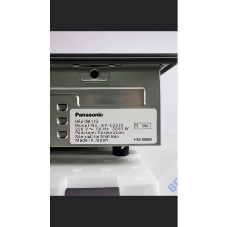 BẾP TỪ PANASONIC KY-C227E KHÔNG LÒ NƯỚNG