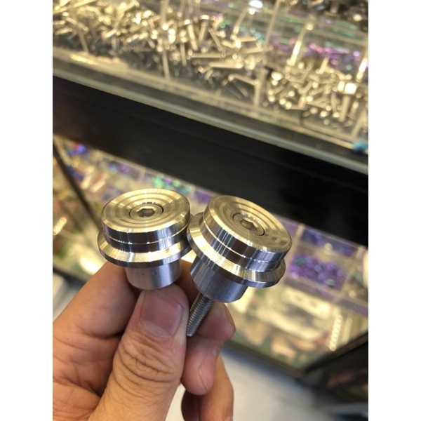 Gù tay lái TBT V9 salaya full inox 304