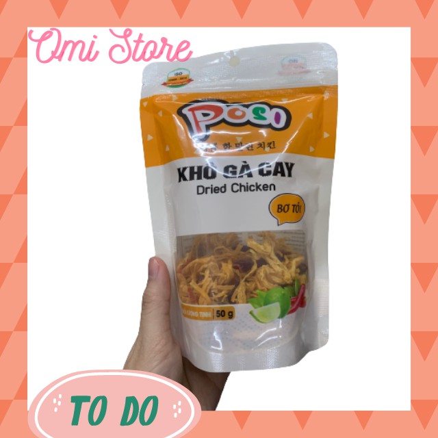 Khô Gà Posi Vị Bơ Tỏi 50g