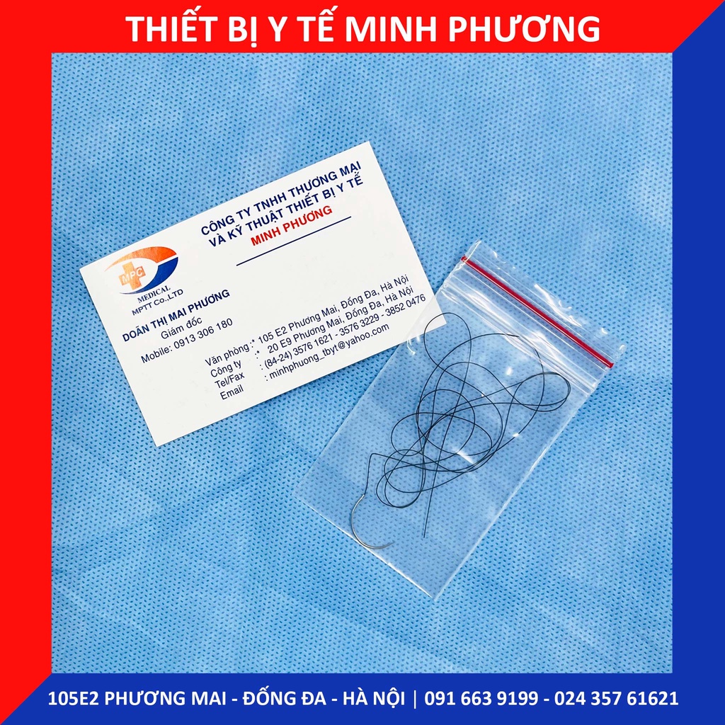 [Combo 5 sợi] Chỉ liền kim tập khâu cho sinh viên y khoa