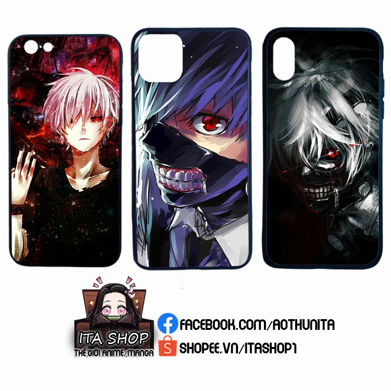 Ốp Lưng Điện Thoại Anime Tokyo Ghoul - Kaneki Ken - I.phone 5/5s 6/6s 6+/6s+ 7/8 7+/8+ X/Xs Xr Xs Max