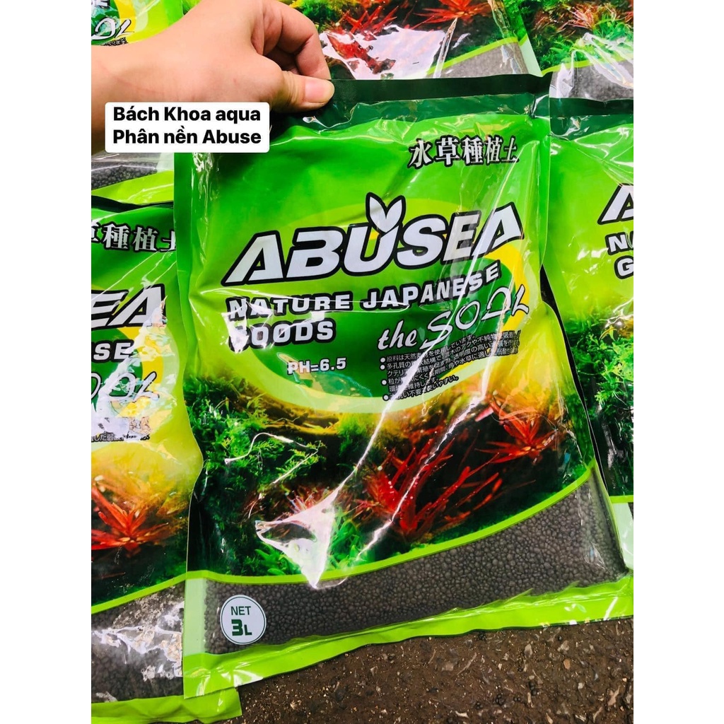Phân nền ABUSE Nhật Bản trồng cây thủy sinh - Bao 3L