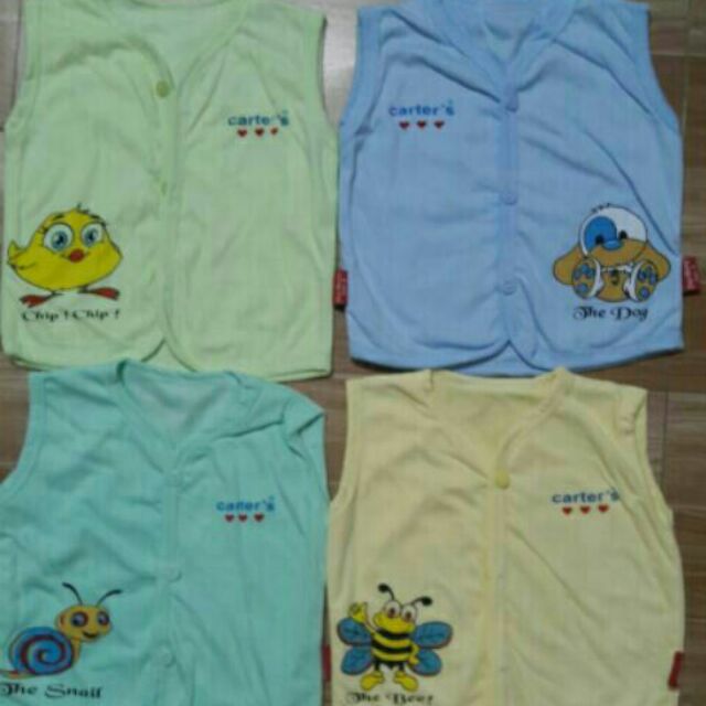 Áo gile cotton 2 lớp mềm mịn cho bé, hàng Việt Nam, chất đẹp