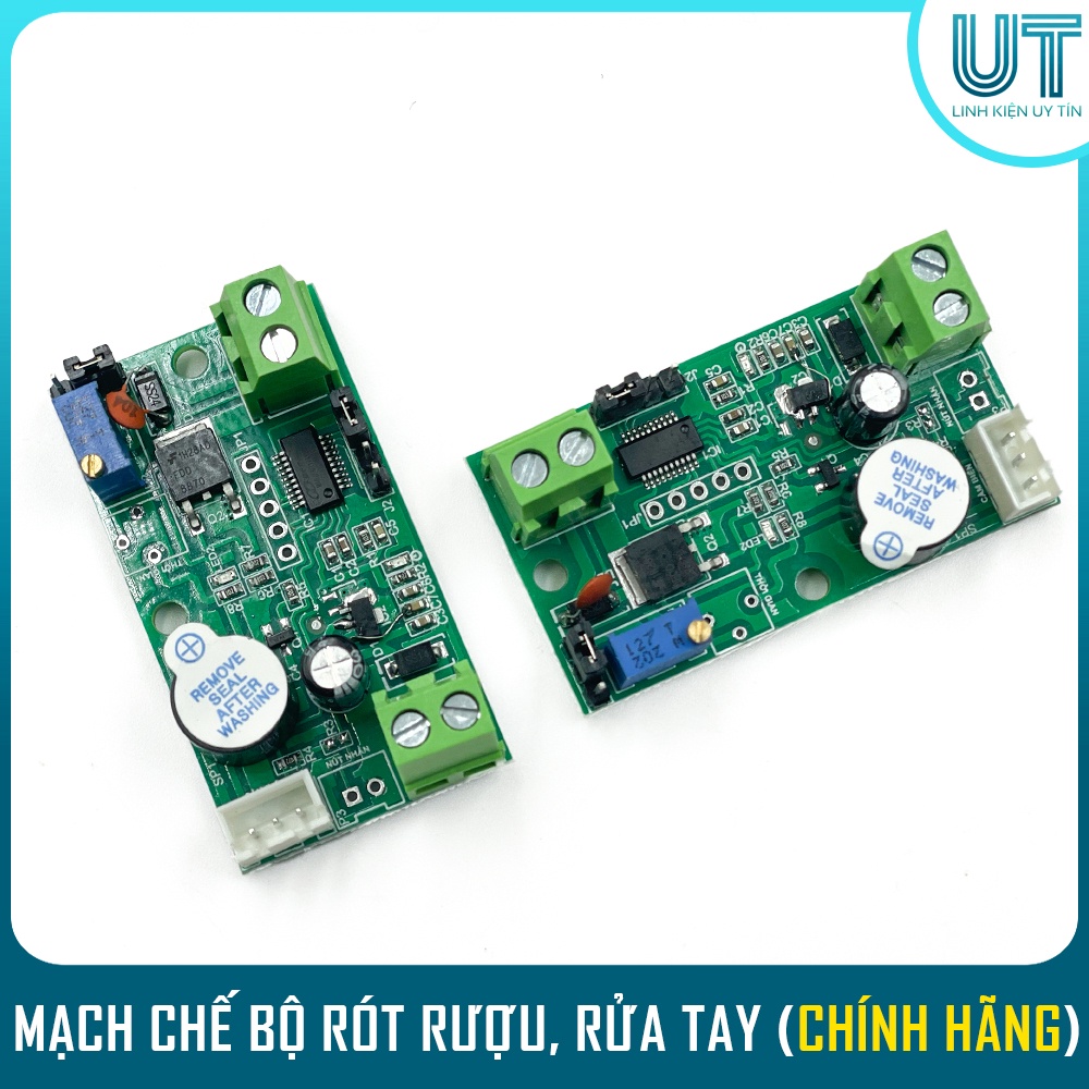 Mạch Điều Khiển Bộ Máy Rửa Tay Rót Rượu - Tạo Trễ 4 cổng V4 ( Chính Hãng )