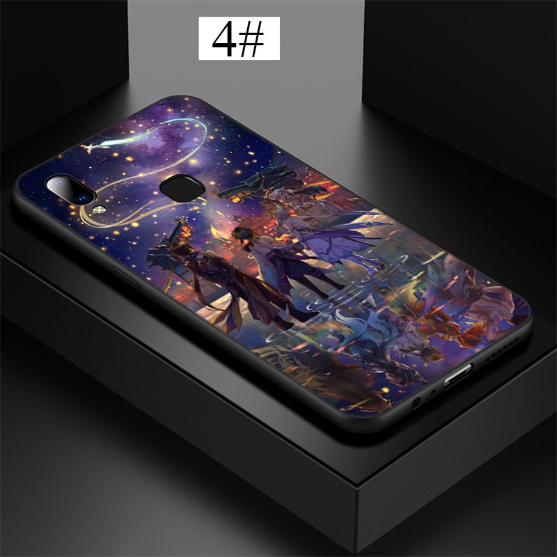 Ốp Điện Thoại Dẻo Họa Tiết Logo Genshin Impact Cho OPPO A93 A92 A91 A72 A54 A53 A52 A32 A31 A15 A15S A8 A1K Ir42