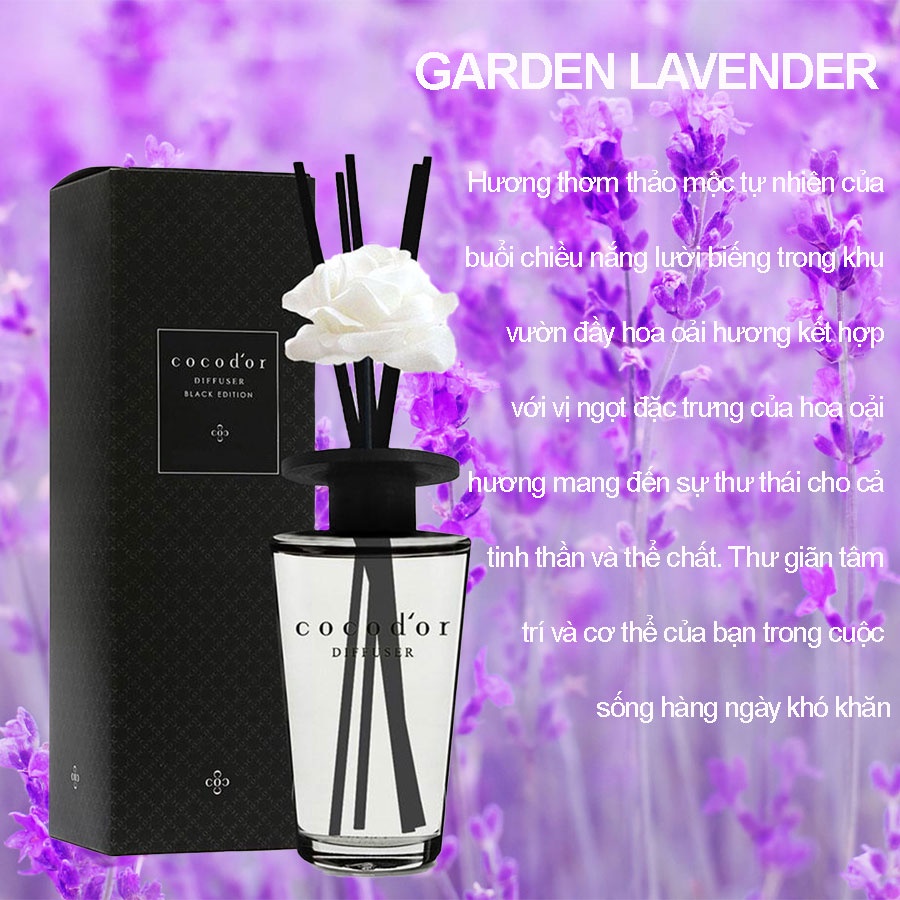 Tinh Dầu Tán Hương Cocodor Black Edition Diffuser 500ml