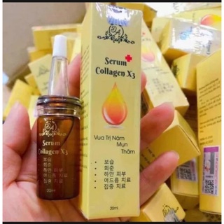 Serum dưỡng da mờ thâm nám tàn nhang collagen x3