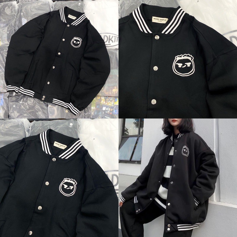 Áo khoác nỉ Bomber Angry Birds nam nữ from rộng unisex nỉ cotton Phong Cách Trẻ Trung, Cá Tính