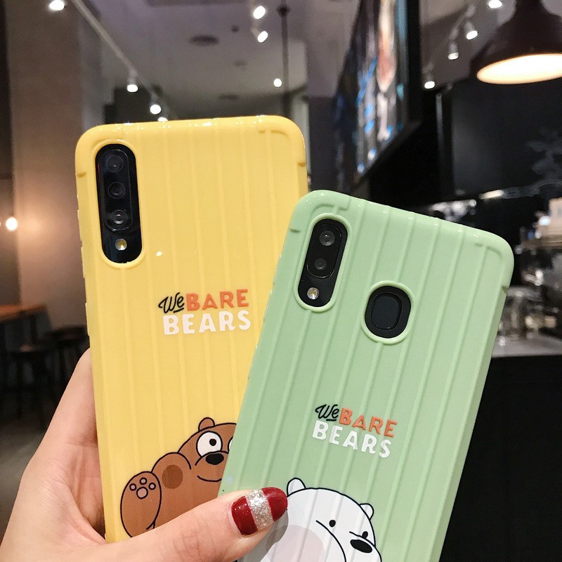 Ốp lưng Samsung A02 A10 A10S A20S M31 M30S M21 J8 J7 J6 J6+ J4 J4+ J2 Prime Plus Pro 2018 Trunk Cute Bear Soft case  | BigBuy360 - bigbuy360.vn