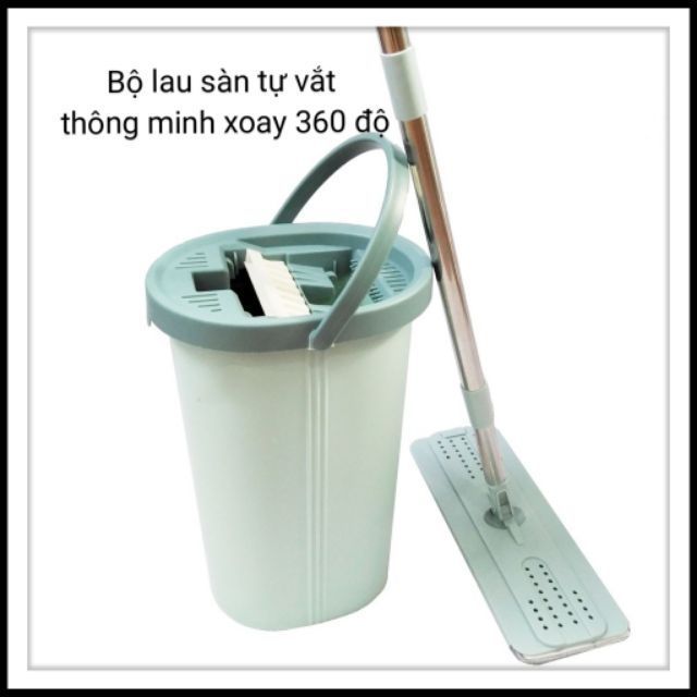 Bộ lau nhà 360 độ thông minh tự vắt mẩu mới Elip 2021