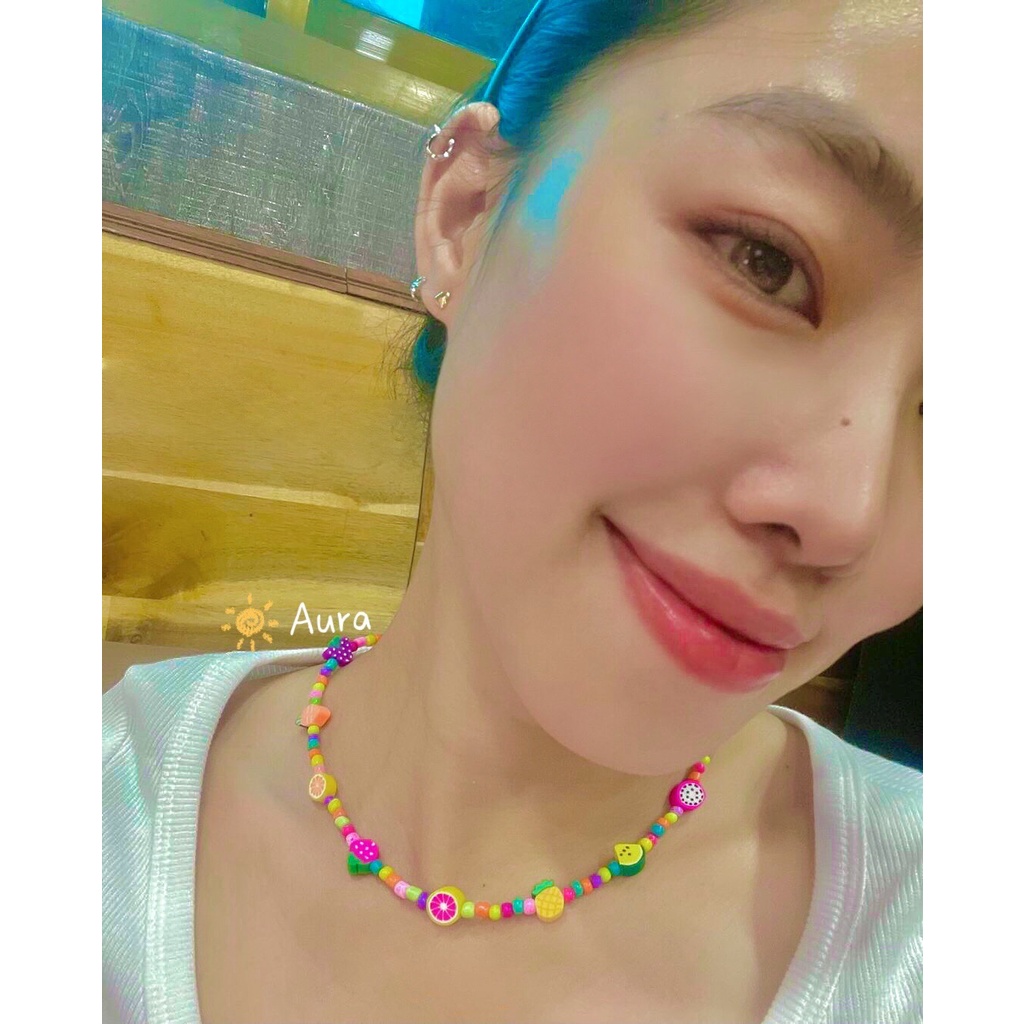 Vòng cổ Trái cây nhiệt đới cute Handmade Aura