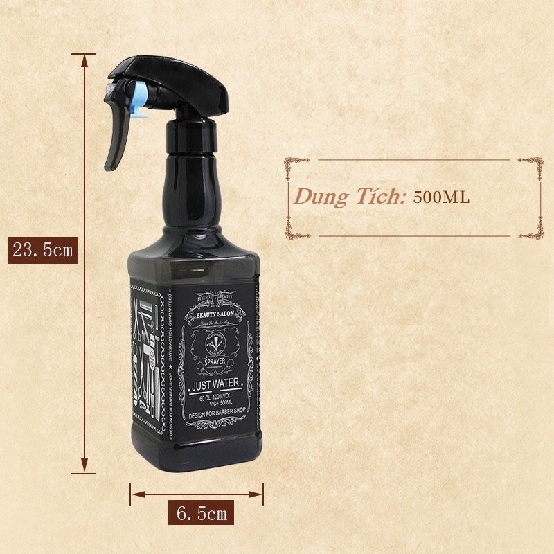 Bình xịt barber dạng sương, Chai Nước Phun Sương Cắt Tóc - Barber hairdressing water spray