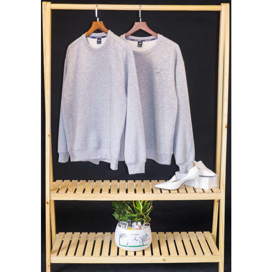 [ Siêu sale ngày Black Friday ⚡️] Áo sweater hoodie Kakao Korea Unisex màu grey - Hàng canh sale siêu hot | BigBuy360 - bigbuy360.vn