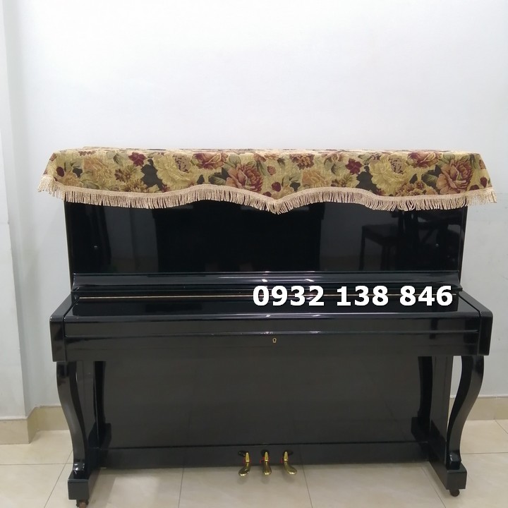 Khăn phủ đàn Piano cơ mẫu hoa cổ điển phong cách hiện đại