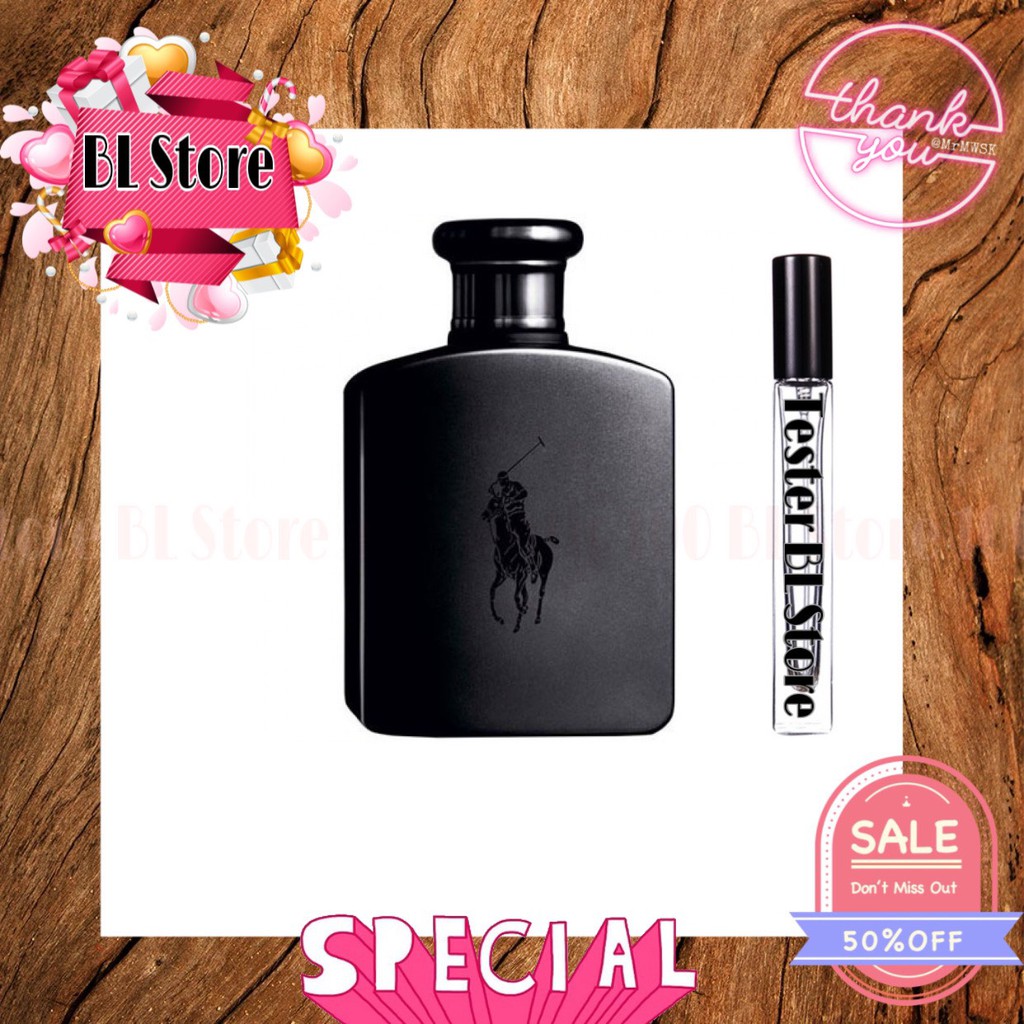 [BL]  Mẫu Thử Nước hoa Nam Polo Ralph Lauren Double Black (5ml/10ml/20ml) Spray / Chuẩn authentic