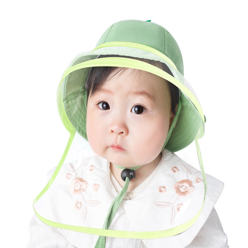 Mũ chống nắng kèm tấm che bảo vệ mặt thời trang mùa hè xinh xắn cho bé