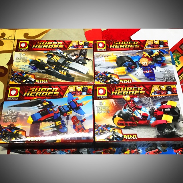 Đồ chơi trẻ em - Logo super heroes