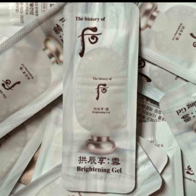 Combo 10 gói Tẩy tế bào chết dạng kỳ làm sáng da. Brightening Gel Whoo