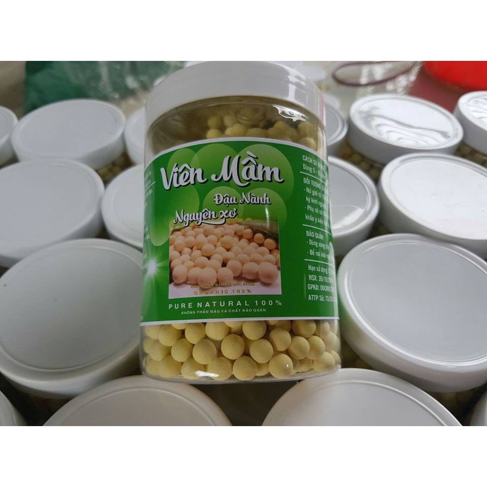 1 Kg Viên Mầm Đậu Nành Nguyên Xơ Nhà Làm Giá Rẻ