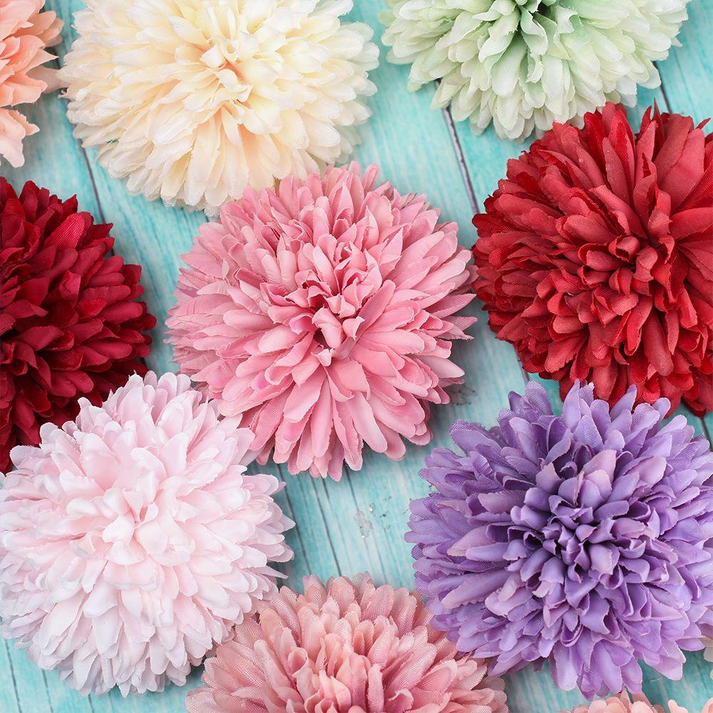 KUNHEV Set 5 Bông Hoa Cẩm Tú Cầu Giả Bằng Lụa Dùng Trang Trí Tiệc Cưới DIY