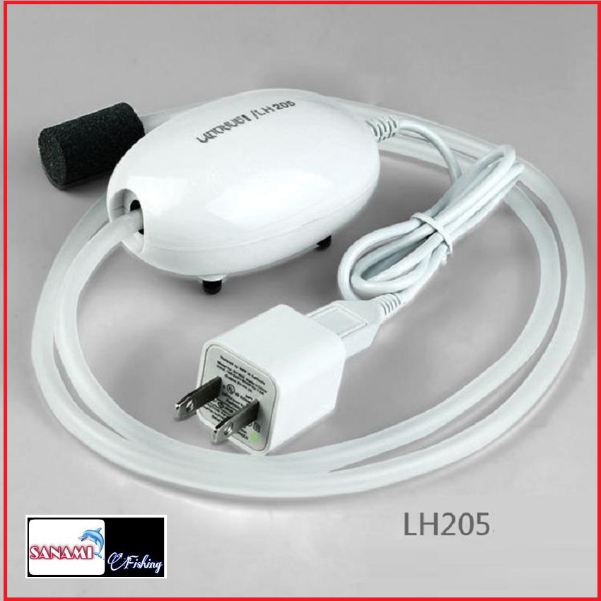 Máy Sục OXY Hồ Cá,Sục Khí Bể Cá USB Sanami Fishing SLK-9 Chuyên Dụng LH Loại Ổ Đơn,Ổ Kép Cao Cấp,Sục Thùng Đựng Cá