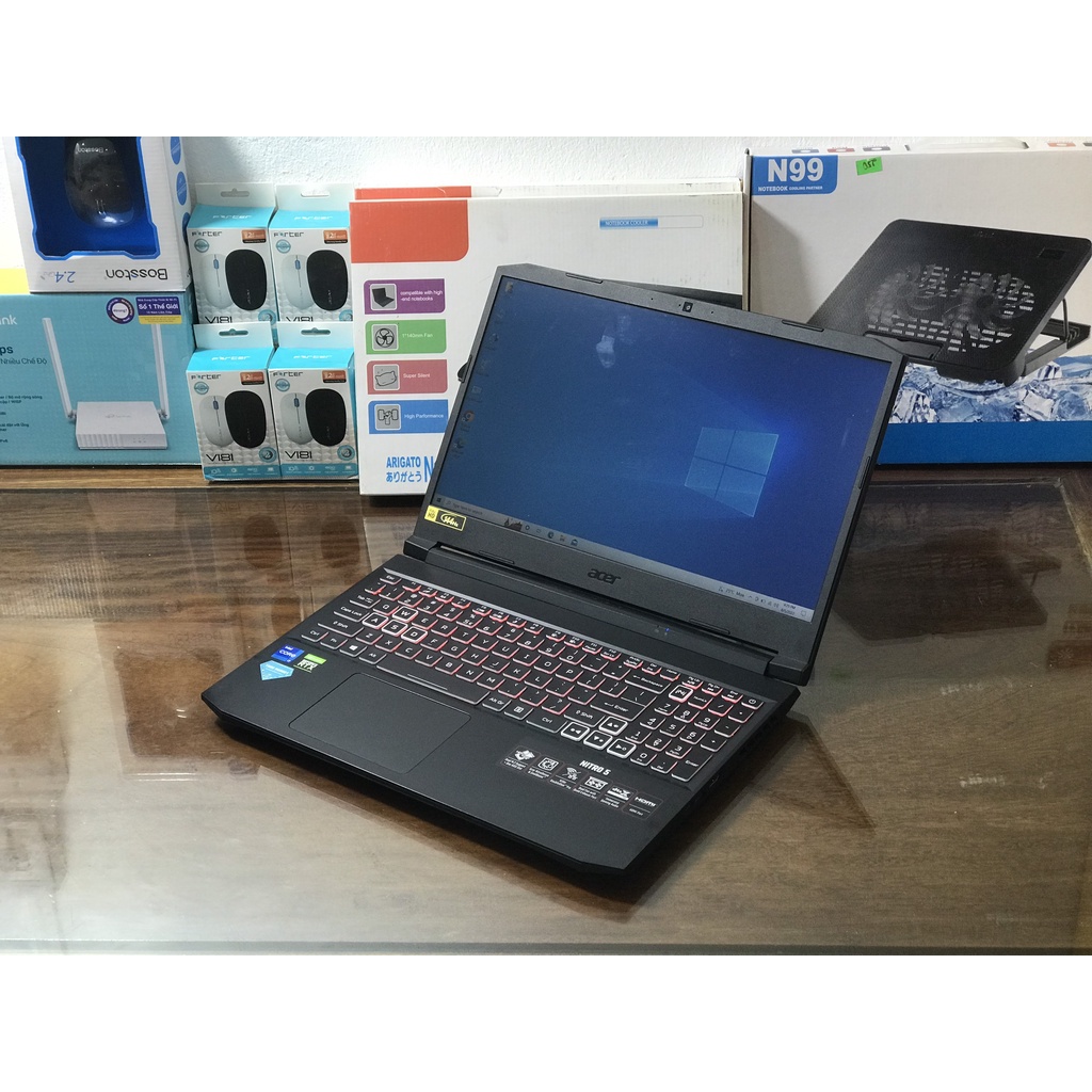 Laptop Acer Nitro 5 AN515 | i7-11800H Gen 11th | 8GB DDR4 | SSD 512GB 4GB RTX3050Ti/144Hz | Win10 - HÀNG CHÍNH Hãng