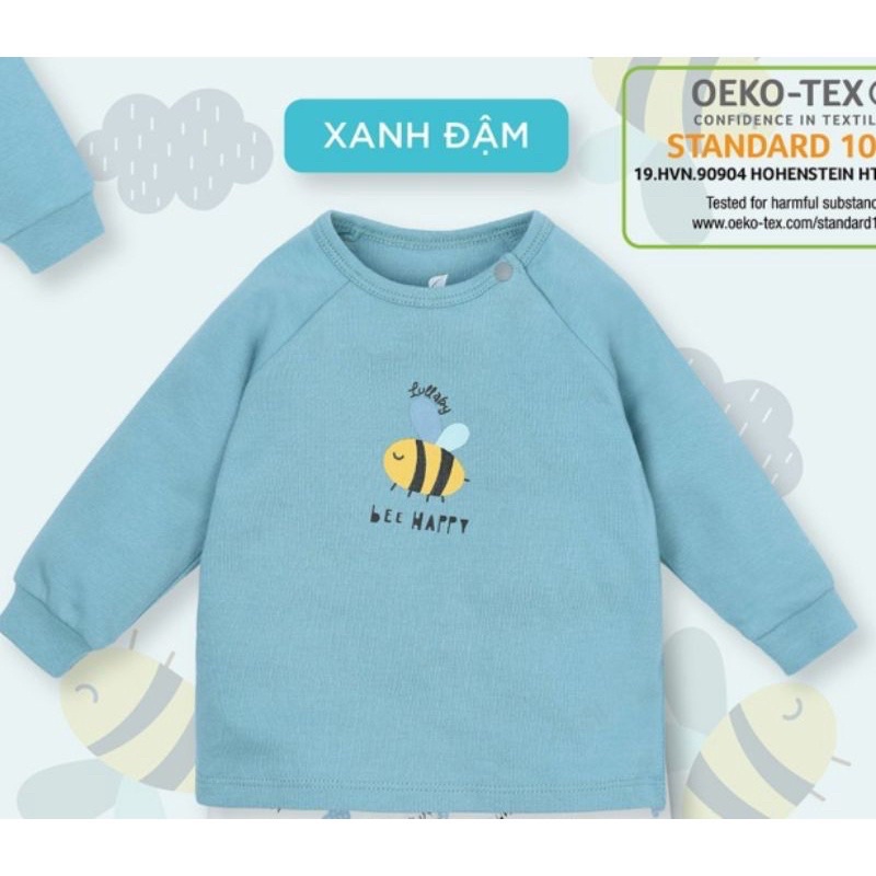 áo raglan bé trai lullaby (6m-4y)