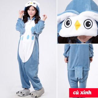 Áo thú Bộ liền thân siêu đáng yêu chim cú