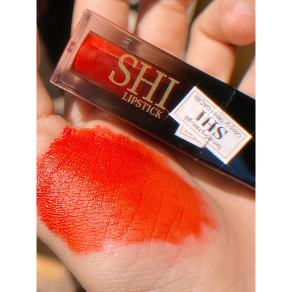 Set 2 Son Kem SHI chính hãng nội địa cty lâu trôi lì mịn matte lipstick sỉ tốt NGỰA BEAUTY