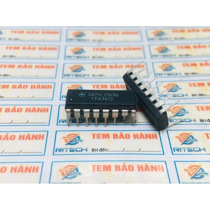 Combo 3 con 74LS169, SN74LS169N DIP-16 IC