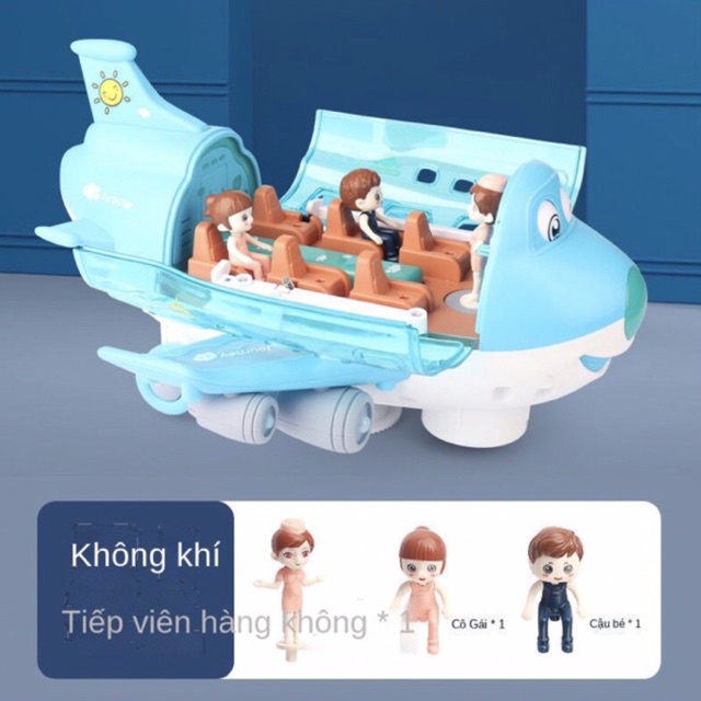 (Tặng Kèm Pin) Đồ Chơi Máy Bay Quay Được 360 Độ Cao Cấp Cho Bé, Xe Cảnh Sát Dùng Pin Có Đèn Và Nhạc Vui Nhộn Cho Trẻ Em.