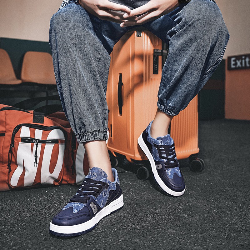 Giày thể thao nam phong cách cá tính hoa văn X