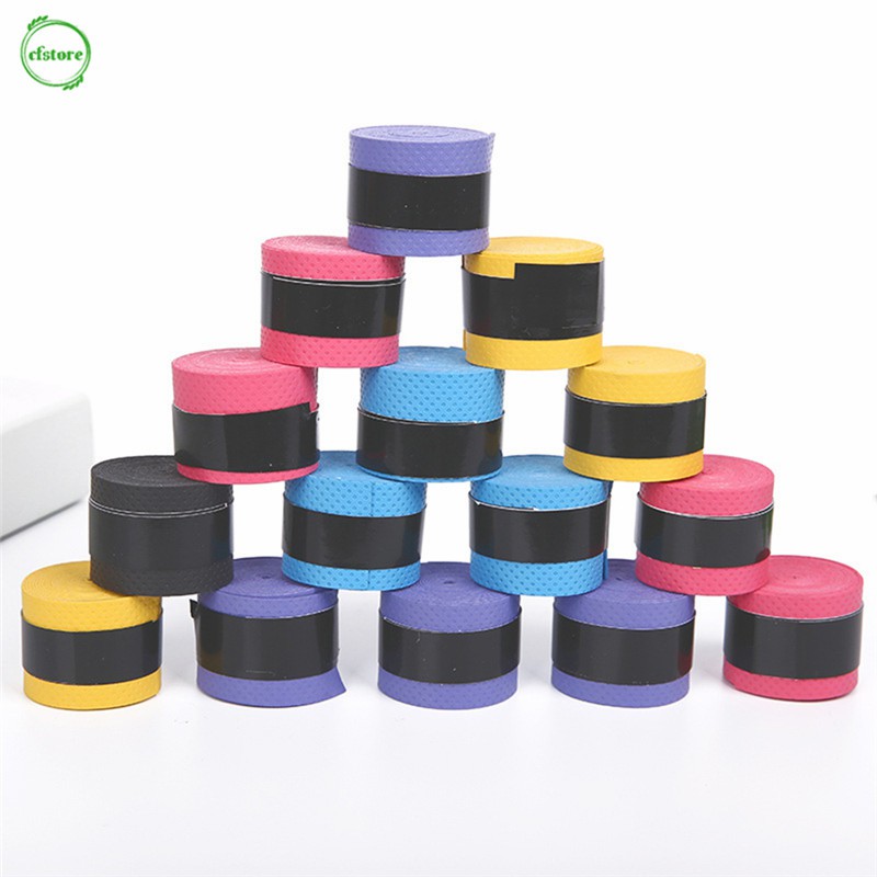 CF 1Pc Anti-slip Grip Tape Sport Tennis Overgrips Tape Badminton Racket Grips Sweatband