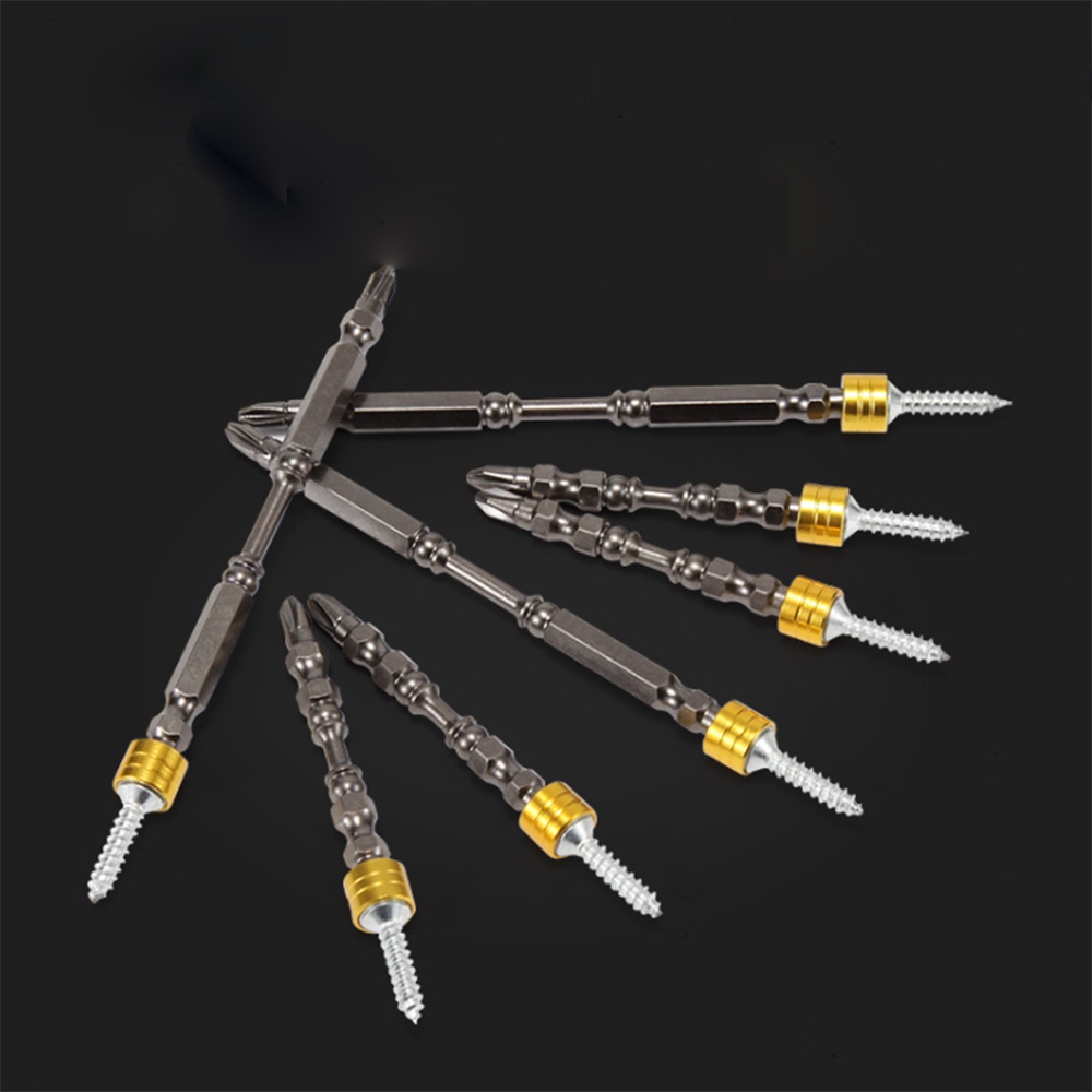 Tuốc nơ vít 65mm / 110mm Bit từ tính Cuộn dây chống trượt Tua vít điện S2 Cross Bit