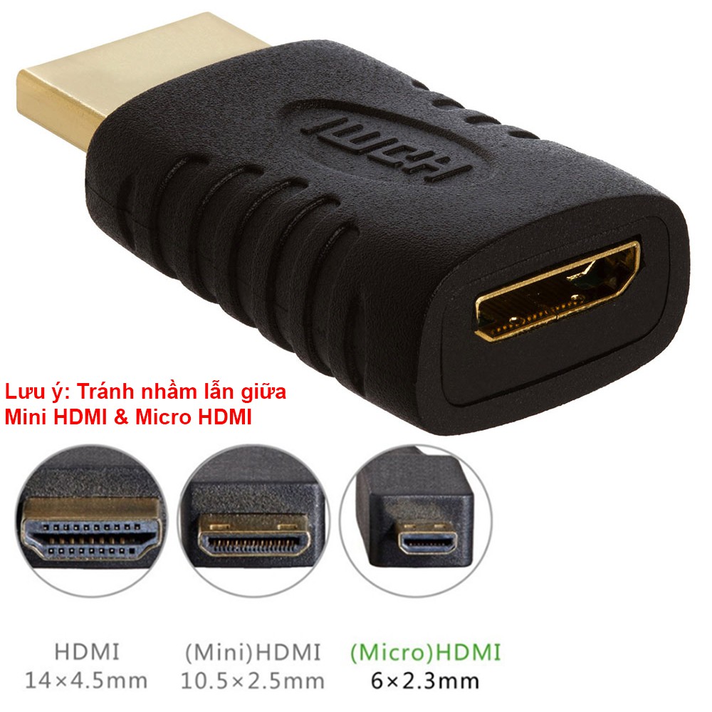 Cáp Chuyển Mini HDMi Sang HDMI - Đầu chuyển Mini HDMI to HDMI