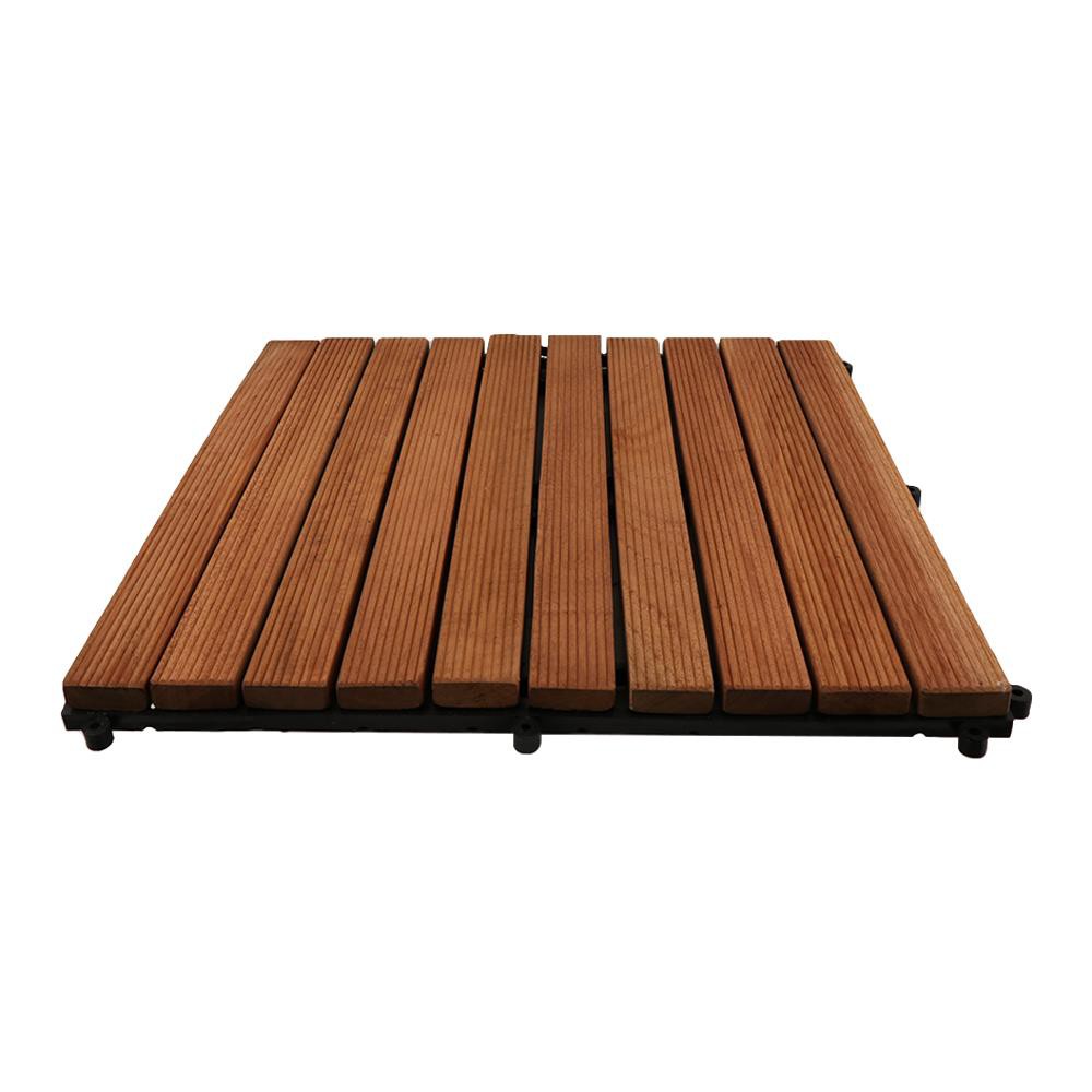 (Hoàn xu 20%) HomeBase SPRING Tấm lót sàn gỗ Thái Lan 50x50 cm Red Gum