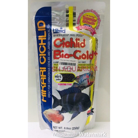 Thức ăn cho cá cảnh Hikari Cichlid Bio Gold (250g)