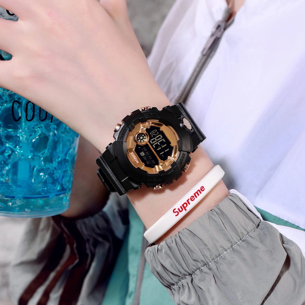 Đồng hồ đeo tay điện tử LWCC phong cách Hàn Quốc năng động thời trang dành cho cả nam và nữ