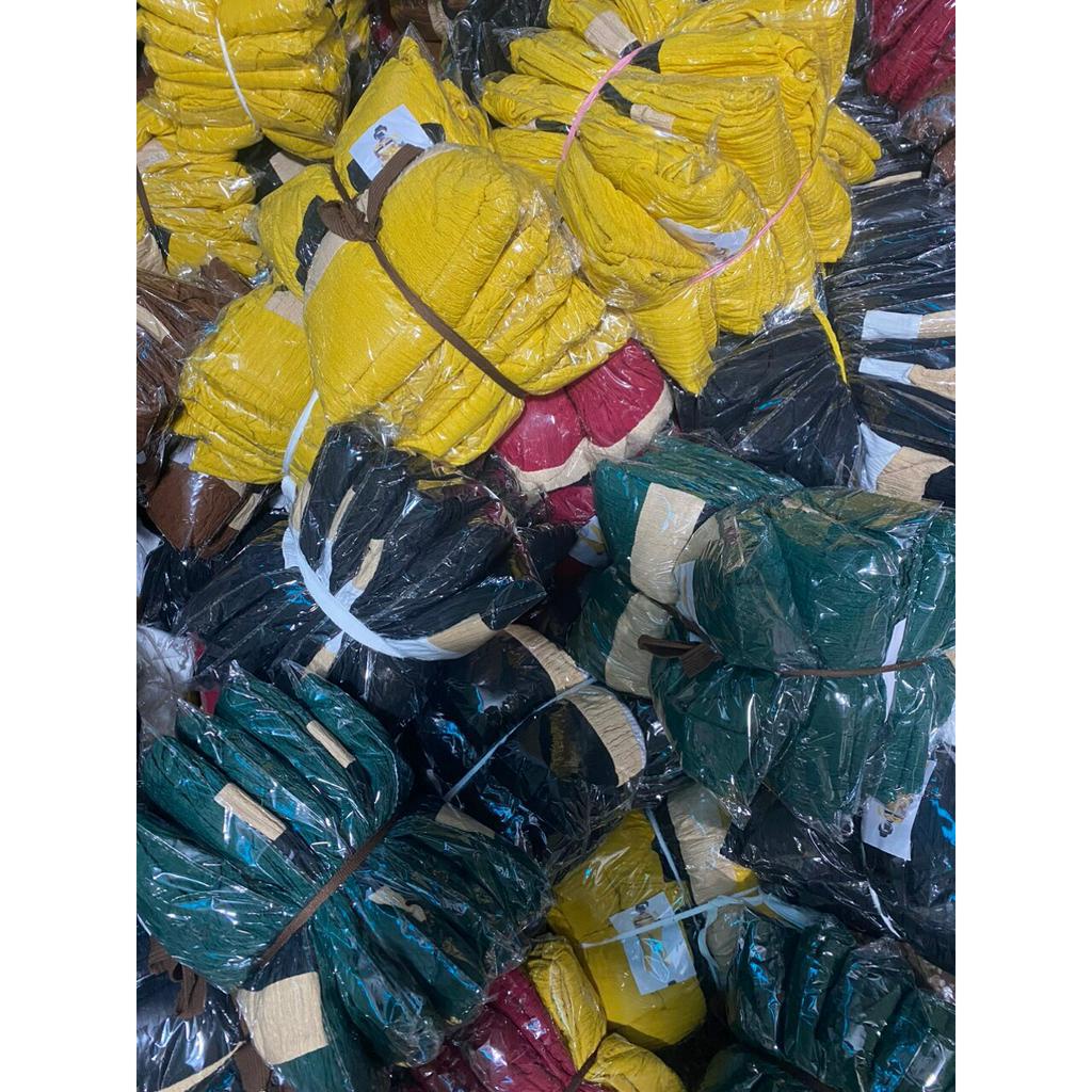 sét bộ xốp thái dài áo cổ bẻ ngắn tay