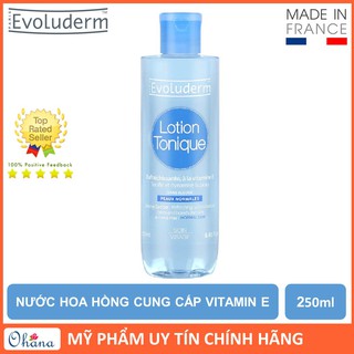 Nước Hoa Hồng Evoluderm Cung Cấp Vitamin E 250ml (Dành Cho Da Thường)