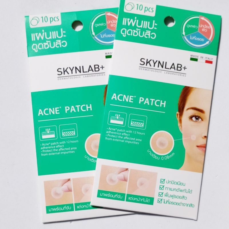 Miếng dán Skinlab Acne Patch 1 tấm 10 cái - Thái Lan