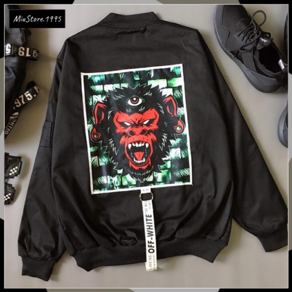 [Ảnh thật] Áo khoác Bomber RED.MK (hàng design cao cấp) [Miustore]
