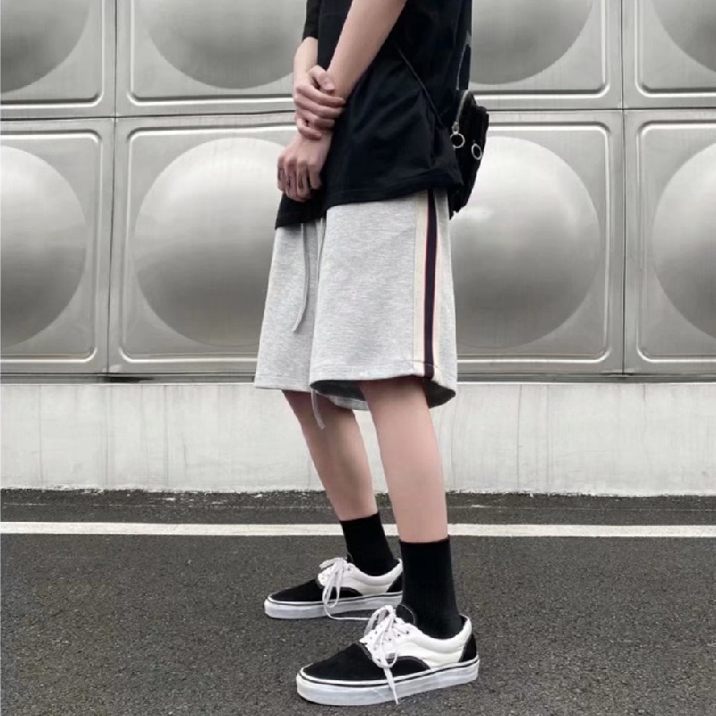 Quần Short Thể Thao Lưng Thun Ống Rộng Phong Cách Hàn Quốc Thời Trang Mùa Hè Dành Cho Nam