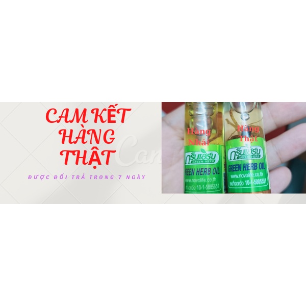 Dầu Nhân Sâm Thái Lan Green Herb Oil