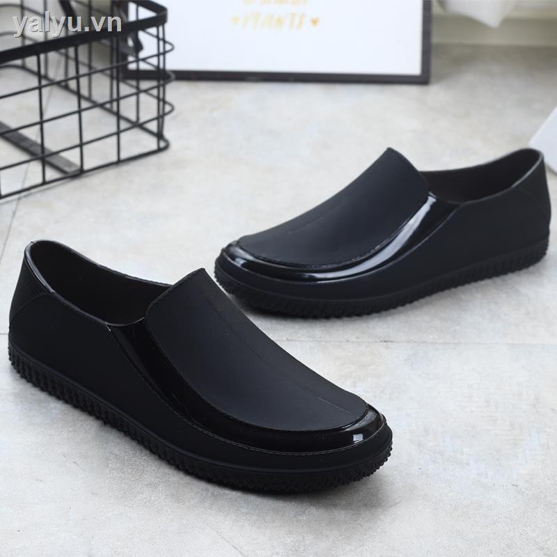 Ủng Đi Mưa Cổ Ngắn Chống Thấm Nước Chống Trượt Giữ Ấm Thời Trang Bốn Mùa Cho Nam | BigBuy360 - bigbuy360.vn