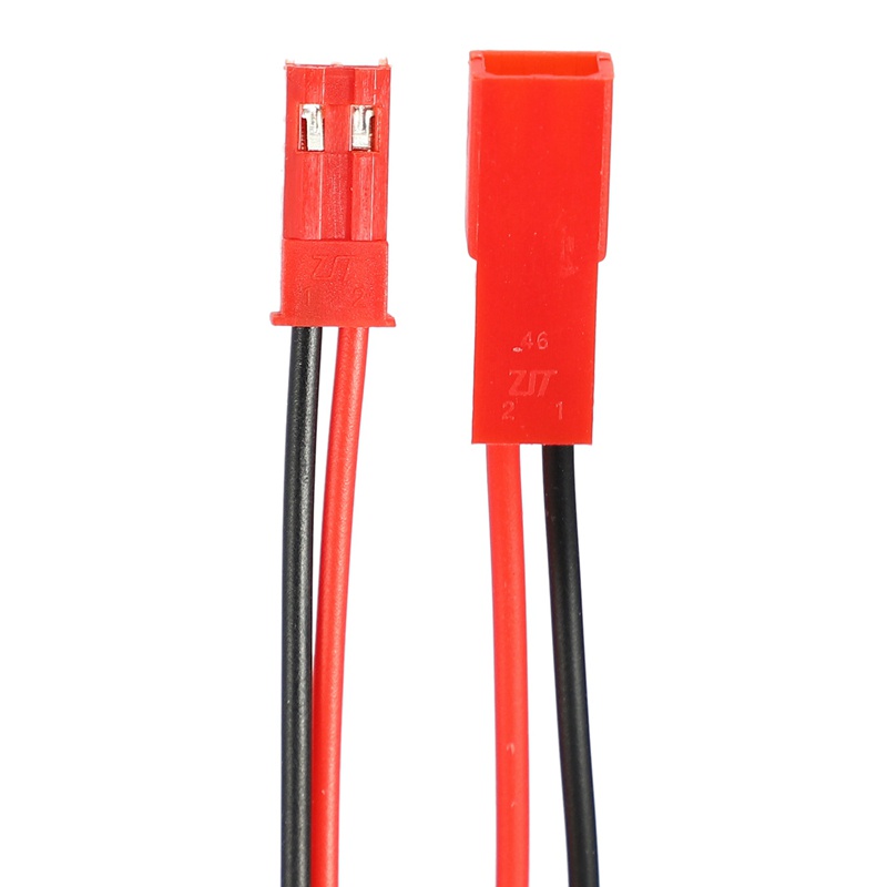 Set 10 Cặp Dây Cáp Nối 2 Chấu M Sang F 110mm Màu Đen Đỏ