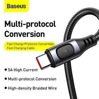 Dây Cáp Sạc Nhanh Baseus USB Type C 5A Cho Điện Thoại Android
